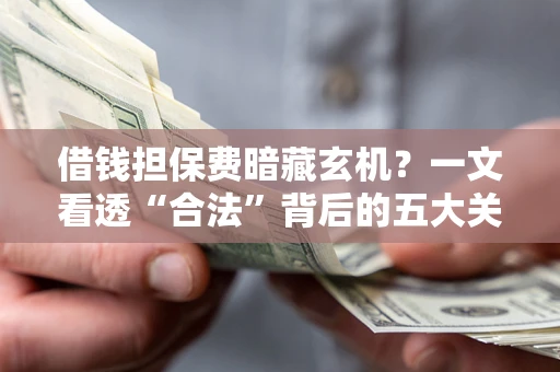 济南借钱担保费暗藏玄机？一文看透“合法”背后的五大关键陷阱