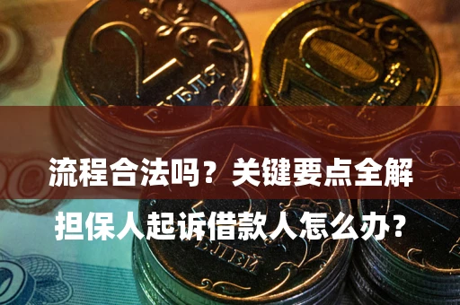 济南

担保人起诉借款人怎么办？流程合法吗？关键要点全解析