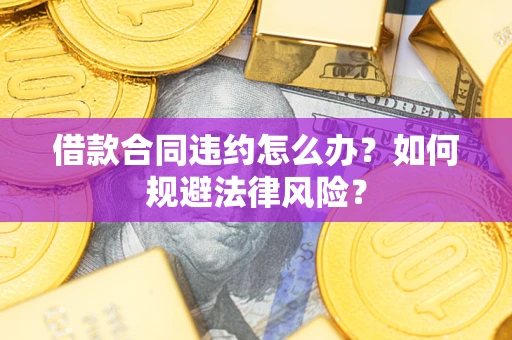 济南借款合同违约怎么办？如何规避法律风险？